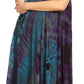 Sakkas Sofi Women's Short Sleeve Embroidered Tie Dye Caftan Tank Dress / Cover Up