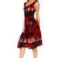 Sakkas Alba Women's Off The Shoulder Smock Ruffle Midi Dress Tie Dye & Embroidery