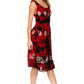 Sakkas Alba Women's Off The Shoulder Smock Ruffle Midi Dress Tie Dye & Embroidery