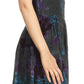 Sakkas Alba Women's Off The Shoulder Smock Ruffle Midi Dress Tie Dye & Embroidery