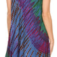 Sakkas Isola Women's Tank Summer Bohemian Swing Midi Dress Sleeveless Tie-dye