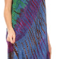 Sakkas Isola Women's Tank Summer Bohemian Swing Midi Dress Sleeveless Tie-dye