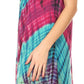 Sakkas Isola Women's Tank Summer Bohemian Swing Midi Dress Sleeveless Tie-dye