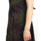 Sakkas Luciana Women's Tie Dye Bohemian Swing Midi Dress with Ties and Smock Back