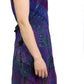 Sakkas Luciana Women's Tie Dye Bohemian Swing Midi Dress with Ties and Smock Back