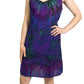 Sakkas Luciana Women's Tie Dye Bohemian Swing Midi Dress with Ties and Smock Back