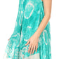 Sakkas Marlena Women's  Swing Sleeveless Tie Dye with Batik Nightgown Dress Cover