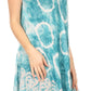 Sakkas Marlena Women's  Swing Sleeveless Tie Dye with Batik Nightgown Dress Cover