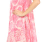 Sakkas Marlena Women's  Swing Sleeveless Tie Dye with Batik Nightgown Dress Cover
