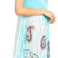 Sakkas Violeta Women's Tie Dye Paisley Caftan Midi Sleeveless Tank Dress  Cover Up