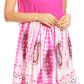 Sakkas Violeta Women's Tie Dye Paisley Caftan Midi Sleeveless Tank Dress  Cover Up