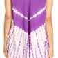Sakkas Violeta Women's Tie Dye Paisley Caftan Midi Sleeveless Tank Dress  Cover Up