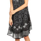 Sakkas Anabel Women's Short Flowy Caftan Tank Dress Cover up  Light Swing A-line