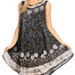 Sakkas Anabel Women's Short Flowy Caftan Tank Dress Cover up  Light Swing A-line