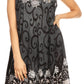 Sakkas Anabel Women's Short Flowy Caftan Tank Dress Cover up  Light Swing A-line