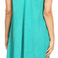 Sakkas Anabel Women's Short Flowy Caftan Tank Dress Cover up  Light Swing A-line