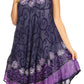 Sakkas Anabel Women's Short Flowy Caftan Tank Dress Cover up  Light Swing A-line