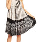 Sakkas Mariela Women's Tie Dye Loose Sleeveless Tank Short Nightgown Dress Coverup