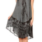 Sakkas Mariela Women's Tie Dye Loose Sleeveless Tank Short Nightgown Dress Coverup