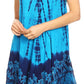 Sakkas Mariela Women's Tie Dye Loose Sleeveless Tank Short Nightgown Dress Coverup