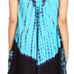 Sakkas Mariela Women's Tie Dye Loose Sleeveless Tank Short Nightgown Dress Coverup