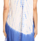 Sakkas Mariela Women's Tie Dye Loose Sleeveless Tank Short Nightgown Dress Coverup