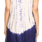 Sakkas Mariela Women's Tie Dye Loose Sleeveless Tank Short Nightgown Dress Coverup