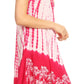 Sakkas Mariela Women's Tie Dye Loose Sleeveless Tank Short Nightgown Dress Coverup