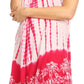 Sakkas Mariela Women's Tie Dye Loose Sleeveless Tank Short Nightgown Dress Coverup