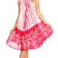 Sakkas Mariela Women's Tie Dye Loose Sleeveless Tank Short Nightgown Dress Coverup