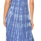 Sakkas Renata Women's Cold Shoulder Maxi Caftan Dress Sundress Flare Stonewashed