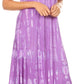 Sakkas Renata Women's Cold Shoulder Maxi Caftan Dress Sundress Flare Stonewashed