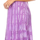 Sakkas Renata Women's Cold Shoulder Maxi Caftan Dress Sundress Flare Stonewashed