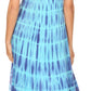Sakkas Renata Women's Cold Shoulder Maxi Caftan Dress Sundress Flare Stonewashed