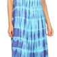 Sakkas Renata Women's Cold Shoulder Maxi Caftan Dress Sundress Flare Stonewashed