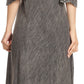 Sakkas Renata Women's Cold Shoulder Maxi Caftan Dress Sundress Flare Stonewashed