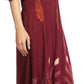 Sakkas Renata Women's Cold Shoulder Maxi Caftan Dress Sundress Flare Stonewashed
