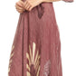 Sakkas Renata Women's Cold Shoulder Maxi Caftan Dress Sundress Flare Stonewashed