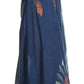 Sakkas Renata Women's Cold Shoulder Maxi Caftan Dress Sundress Flare Stonewashed