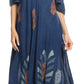 Sakkas Renata Women's Cold Shoulder Maxi Caftan Dress Sundress Flare Stonewashed