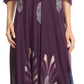 Sakkas Renata Women's Cold Shoulder Maxi Caftan Dress Sundress Flare Stonewashed