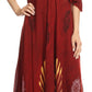 Sakkas Renata Women's Cold Shoulder Maxi Caftan Dress Sundress Flare Stonewashed