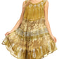 Sakkas Daniella Women's Flowy Tie Dye Relax Caftan Tank Dress Cover up Sleeveless