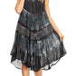 Sakkas Daniella Women's Flowy Tie Dye Relax Caftan Tank Dress Cover up Sleeveless