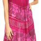Sakkas Daniella Women's Flowy Tie Dye Relax Caftan Tank Dress Cover up Sleeveless