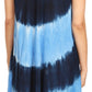 Sakkas Daniella Women's Flowy Tie Dye Relax Caftan Tank Dress Cover up Sleeveless