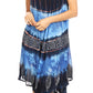 Sakkas Daniella Women's Flowy Tie Dye Relax Caftan Tank Dress Cover up Sleeveless