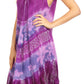 Sakkas Daniella Women's Flowy Tie Dye Relax Caftan Tank Dress Cover up Sleeveless