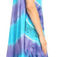 Sakkas Daniella Women's Flowy Tie Dye Relax Caftan Tank Dress Cover up Sleeveless