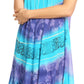 Sakkas Daniella Women's Flowy Tie Dye Relax Caftan Tank Dress Cover up Sleeveless